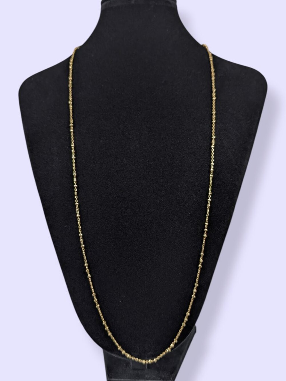 BaubleBar Gold Tone Dainty Chain Necklace